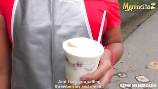 CARNE DEL MERCADO pov Hottie Action With Hispanic Sandra Jimenez