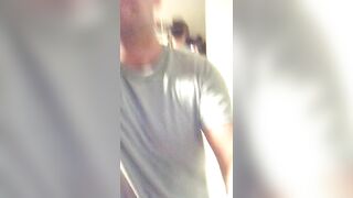 Suck banged by the front door