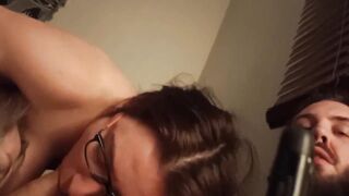 Tinder 3Some - slender blonde joins us for a filthy