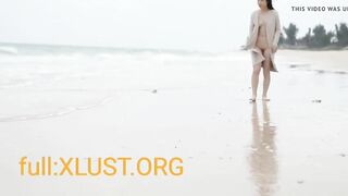 Little Thai sluts Into Pink Bikini Getting Her Hair Pulled