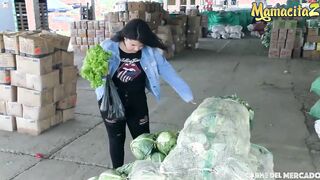 CARNE DEL MERCADO - (Xiomara Soto & Pedro Nel) Adorable BBW 19 Year Older