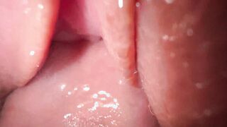 Boned tight creamy bitch, cum on vagina
