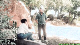 Dillon Diaz got into hot gay group orgy at the ranch
