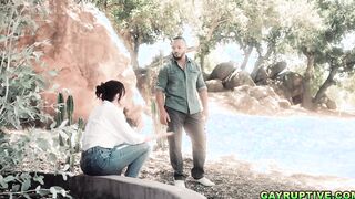 Dillon Diaz got into hot gay group orgy at the ranch