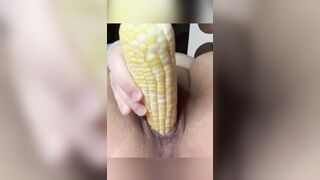 Betsy makes a quick corn movie