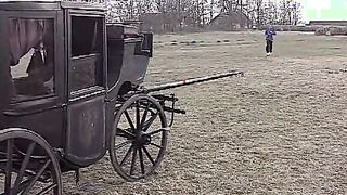 Vulgar Beauty dark hair Hottie loves to roam the countryside masturbating and unleashing the lust of voyeurs before fucking