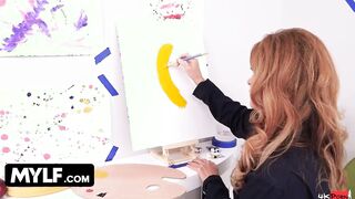 MYLF - Smoking Goddess Artistic Mom With Gigantic Breasts Seduces