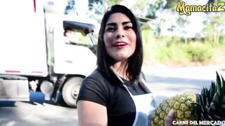 CARNE DEL MERCADO - #Devora Robles - goddess Colombiana Has Her First Real Hard Experience
