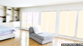 Sneaky step-daughter convinces stepdad to let her go!