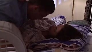 Dark Haired mom loves getting goddess cum on her face from penis