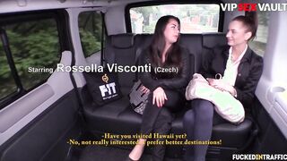 NAILED INSIDE TRAFFIC - Slutty cougar Rossella Visconti Van Nailed