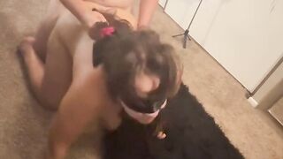 Young desperate prostitute used anally and she likes it