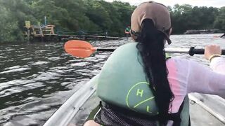 Stepson fucking stepmom after inviting him on an insane rides
