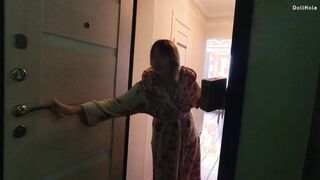 Sex with a courier. I couldn't pay for the package...