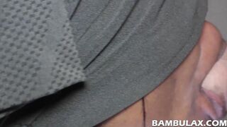 delicate african mouth on my penis makes me cum into
