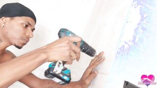 Milf makes cowgirl into the young african big black cock - 0%