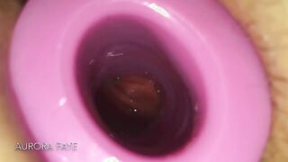 look in my gaping asshole while i orgasm