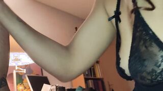 my stepsister's first anal with jizzed inside mouth