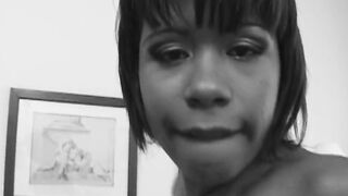 Slender Black - Marcela Caricoa loves getting her twat and