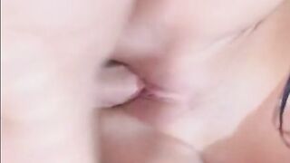 Sexual whore offer a sloppy blow job while getting nailed from the back
