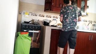 My auntt is making me breakfast but I prefer to