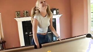 Lesbo little Summer licking