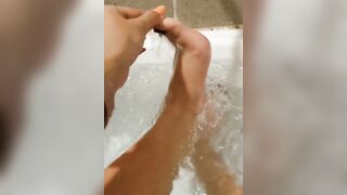 WE SHOWERED? DO YOU SUCK MY TOES?