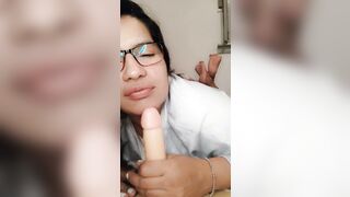 I will suck it until you blow all that cum over my face!