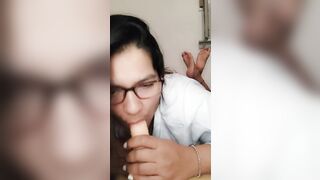 I will suck it until you blow all that cum over my face!