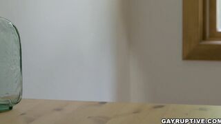 Cole Connor slurps Devin Franco wet asshole