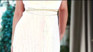 Incredible dark hair Sunny Leon gets nude off her sun dress