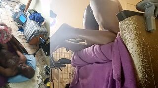 Huge Titted Stroking Her Snatch