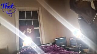 More Jizzed African Gets Creamy Cum Leaking Out