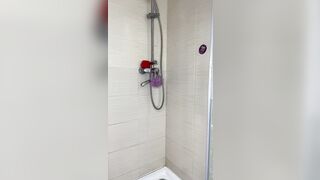 Amateur bimbos Anal fucking into shower so rough
