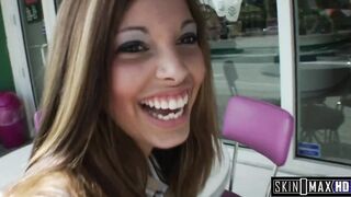 Morgan Gets Her Little Vagina Stuffed.