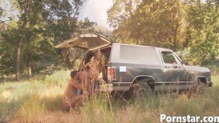 Turned On Hottie Lauren Phoenix Sucks A Long Penis And Gets A