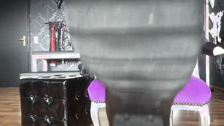 Lady Victoria Valente: Latex Boots Bdsm Lick my soles
