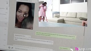 Black mommy with HUMONGOUS JUGS introduces us to her old