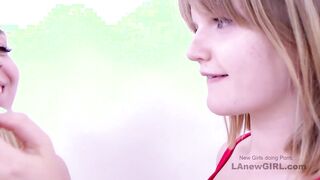 Playful Lesbian Girls Have great Strap-On Sex