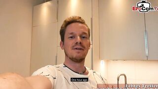 GERMAN USERDATE - Blonde amateur 19 yo meet user for POV