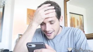 Posh princess tia cyrus spreads wide for hubby's dude