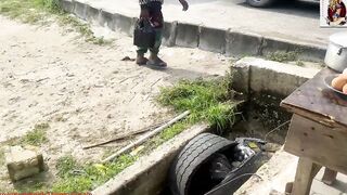 HOT AND SWEET PLOWED WITH THE CRAZY SEXY ROADSIDE SELLER