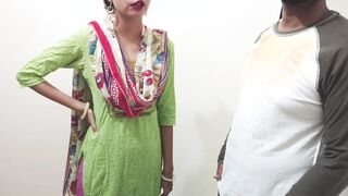 Punjab step milf get screwed by while studying with Hindi
