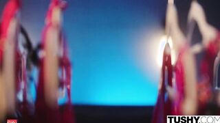 TUSHY Slender Lulu getting some anal discipline by her boss