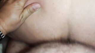 Anal and jizzed into doggy