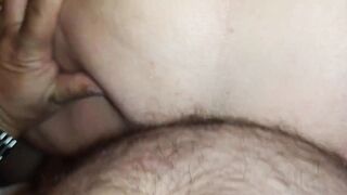 Anal and jizzed into doggy