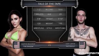 Agatha Yummy vs Cody Carter - Can Cody Remain Unbeaten And Got To Drill Agatha's Cunt Doggy Style?