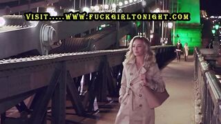 Tourist Isabelle Deltore gets anal fuck with a stranger