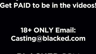 BLACKED Ashley offer hubby a surprise threesome with Jill