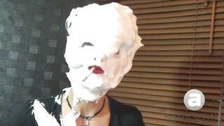 Sandi Shaving Cream Lipstick Smoking